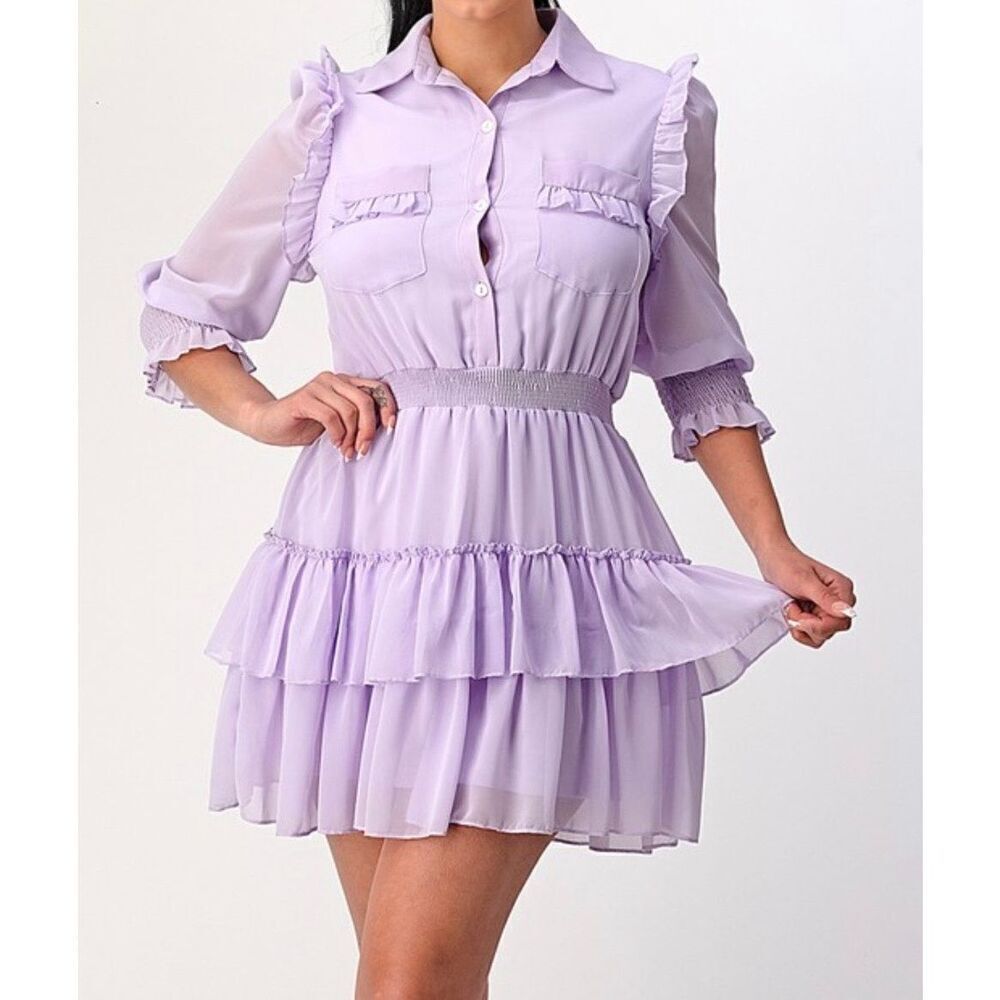 Pastel Purple mini dress